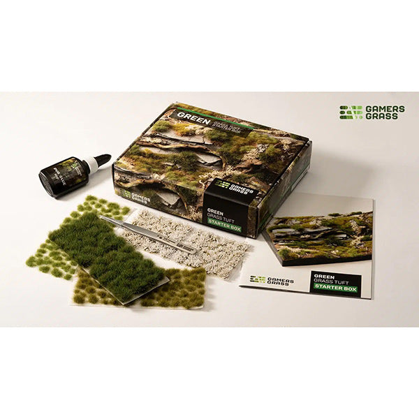 Gamers Grass Tufts: Tufts Starter Box - Green Grass