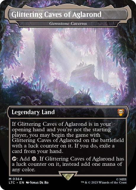 Glittering Caves of Aglarond - Gemstone Caverns (Borderless)