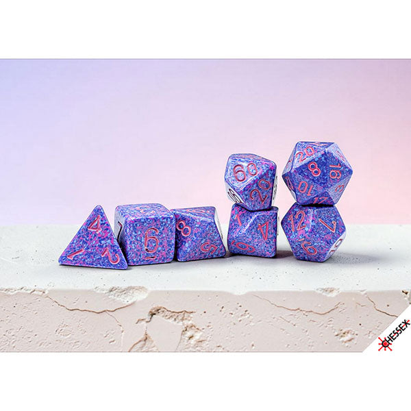 Polyhedral 7-Die Set: Speckled
