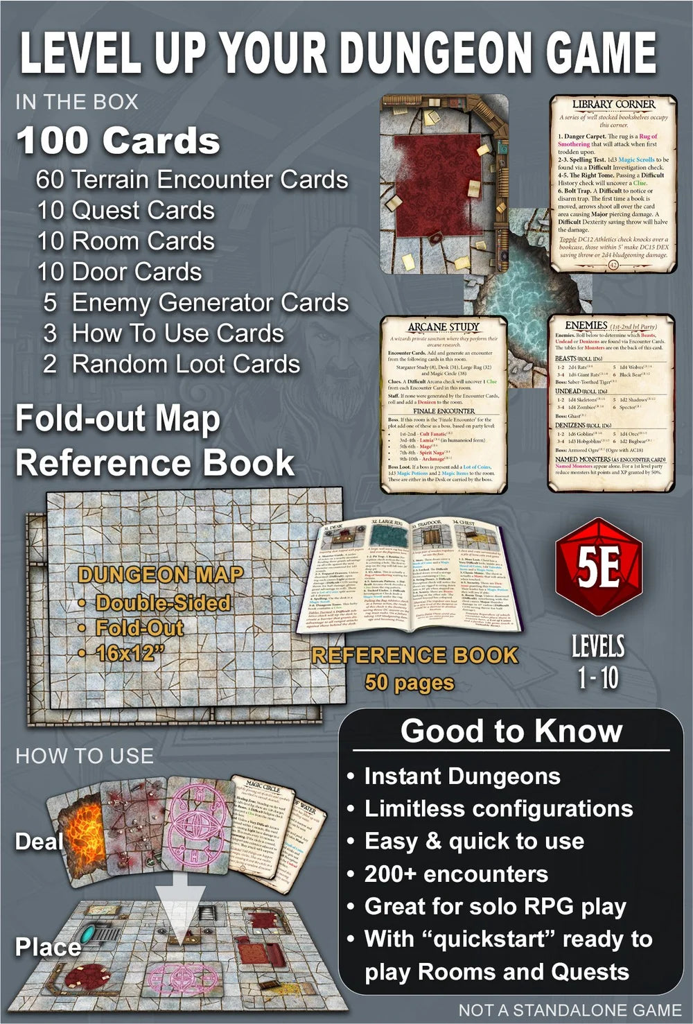 Dungeon Designers Deck: Deal Your Own Dungeon