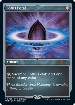 Lotus Petal (Foil Etched)