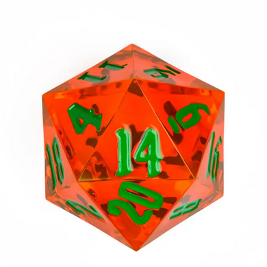 55mm Titan D20 - Sharp Edge Jack-O-Lantern