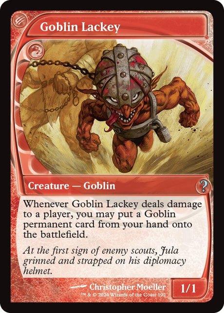 Goblin Lackey Future Sight