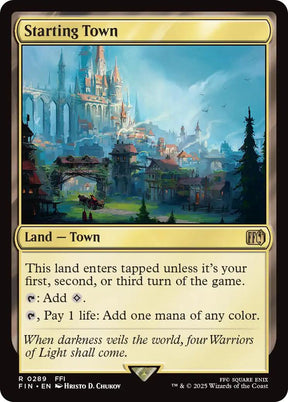 Starting Town