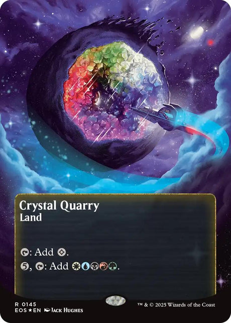 Crystal Quarry (0145) (Borderless) (Galaxy Foil)