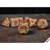 Polyhedral 7-Die Set: Speckled