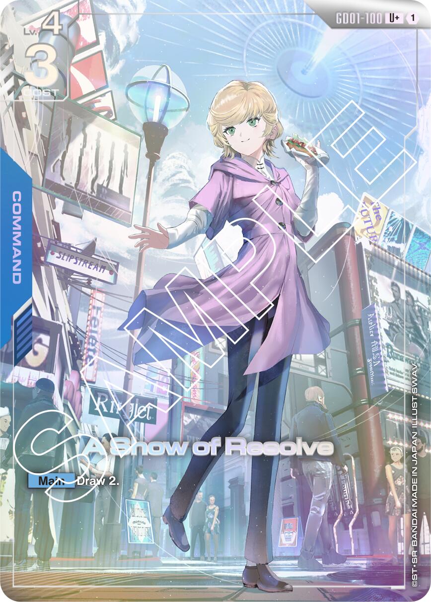 A Show of Resolve (U+) [GD01 - GD01-100]