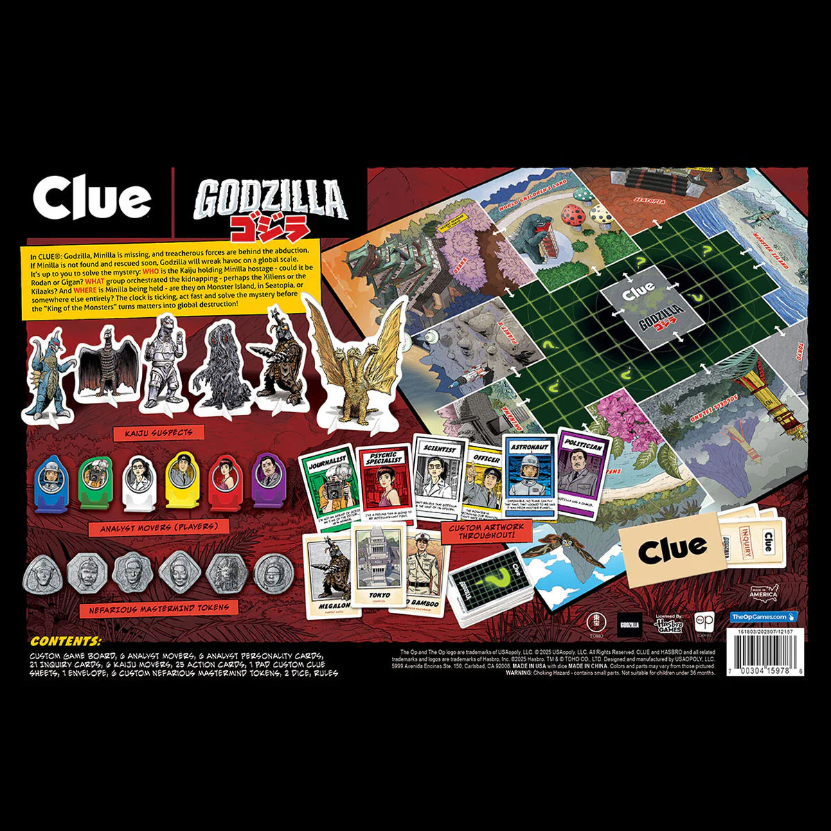 Clue: Godzilla