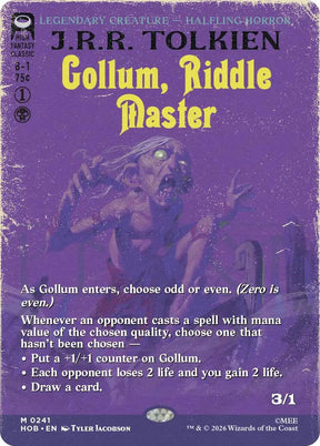 Gollum, Riddle Master (Borderless)