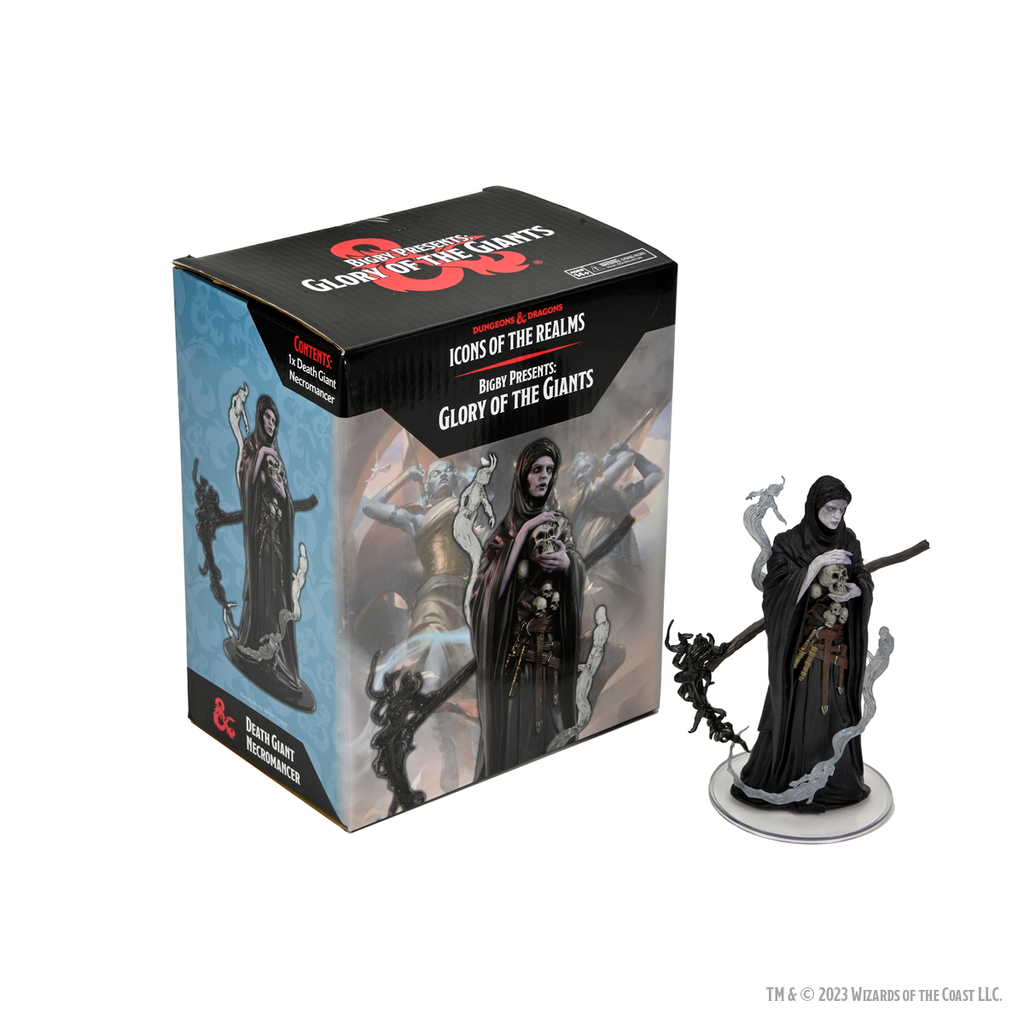 Dungeons & Dragons: Icons of the Realms Set 27 Bigby Presents Glory of the Giants - Death Giant Necromancer Boxed Mini