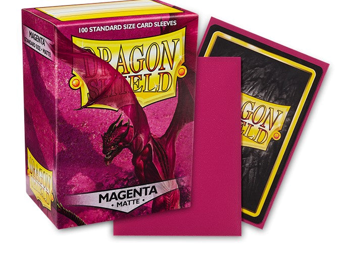 Dragon Shield Sleeves: Standard Matte - Magenta (100 ct.)