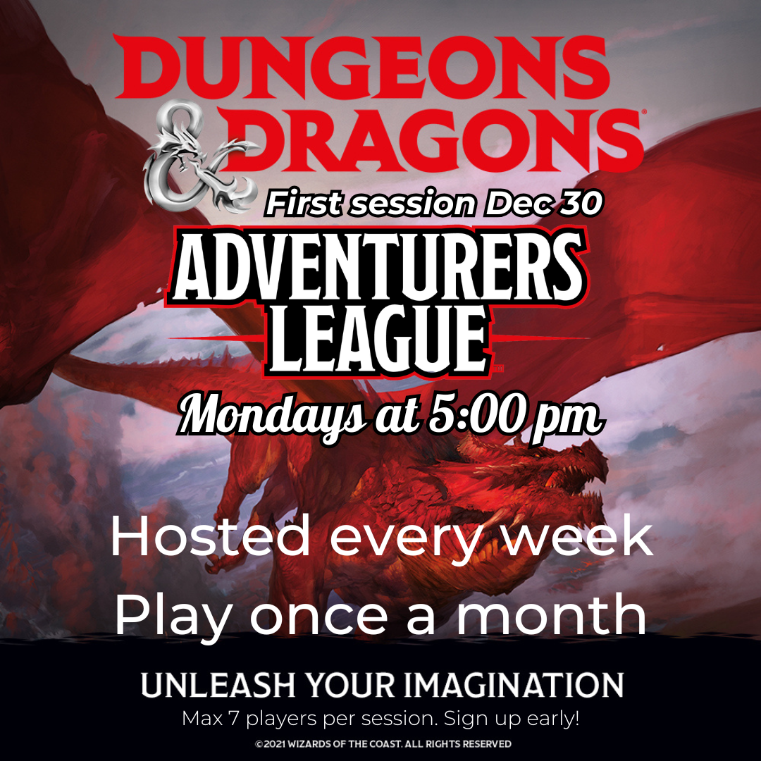 The Gaming Guild Presents: D&D Adventurers League