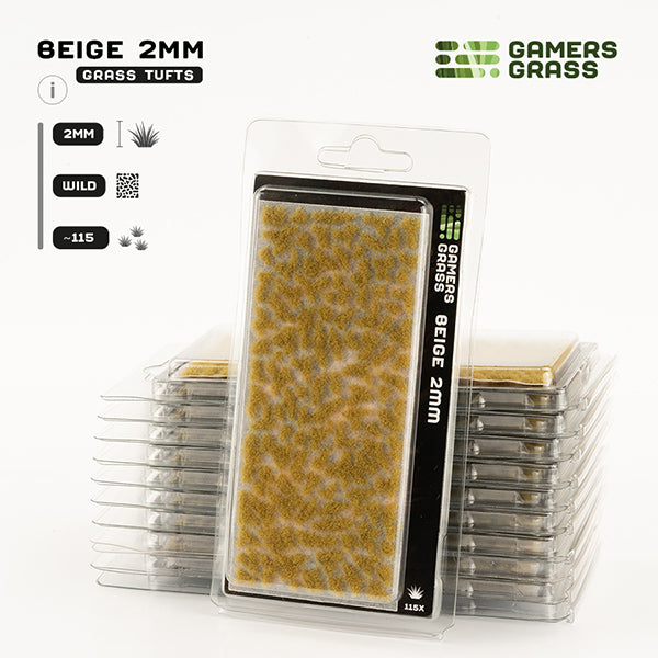 Gamers Grass Tufts: Tufts- Beige 2mm- Wild