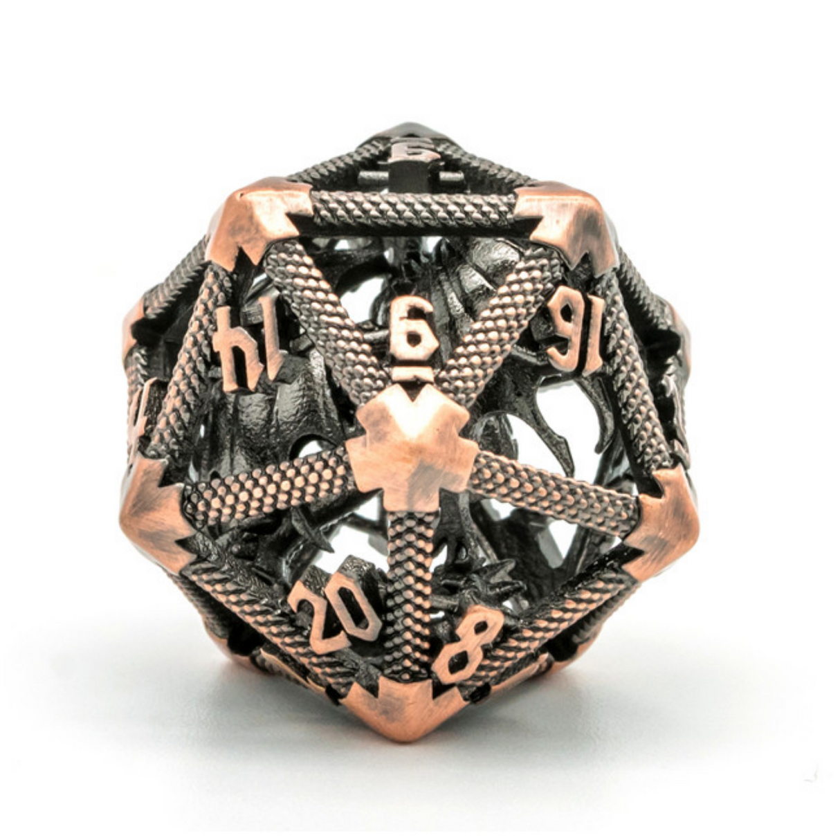 Hollow Dragon Keep D20 - Copper