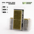 Packaging of Gamers Grass Tufts showing dry green 6mm small grass tufts for model bases and dioramas.