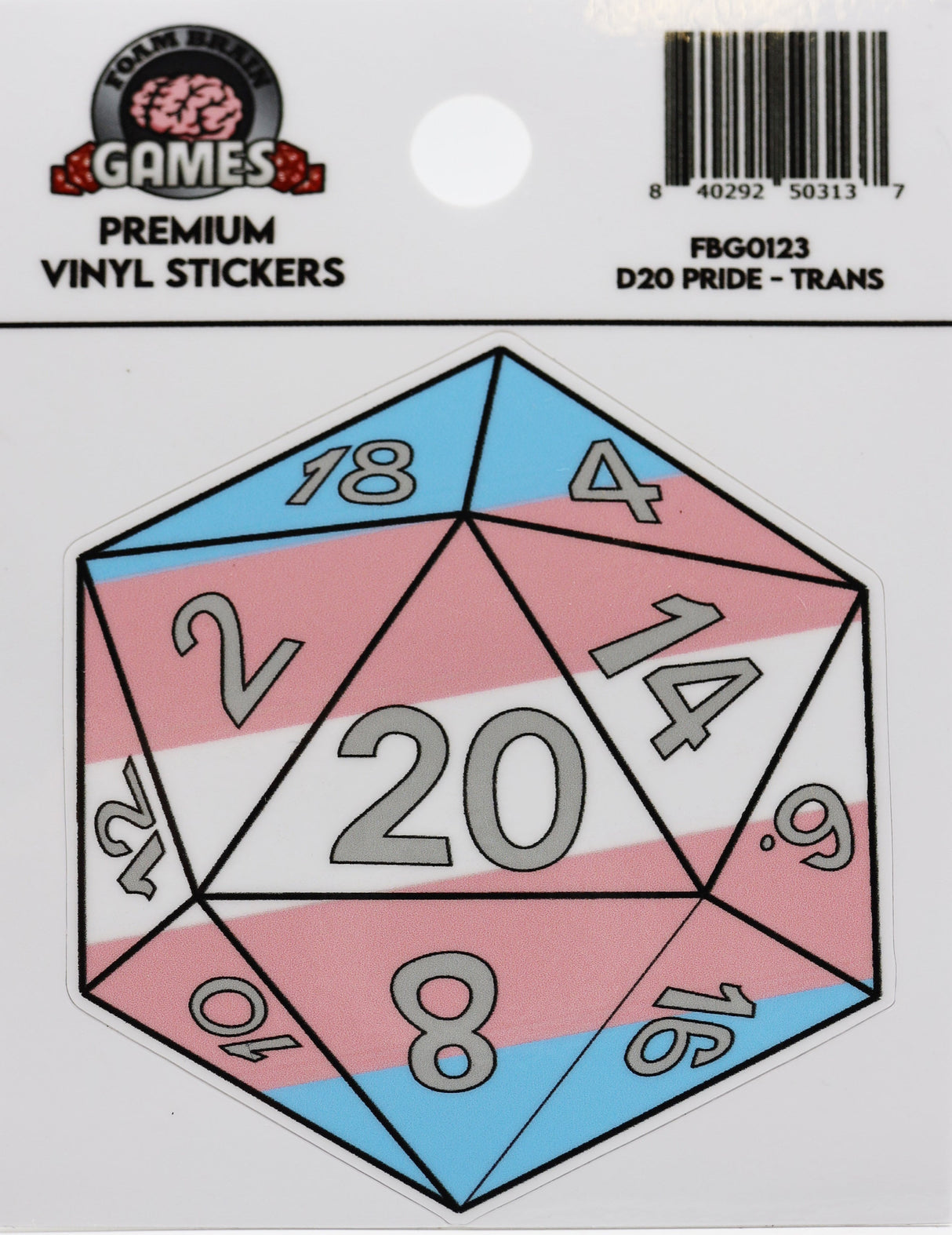 D20 Sticker - Pride