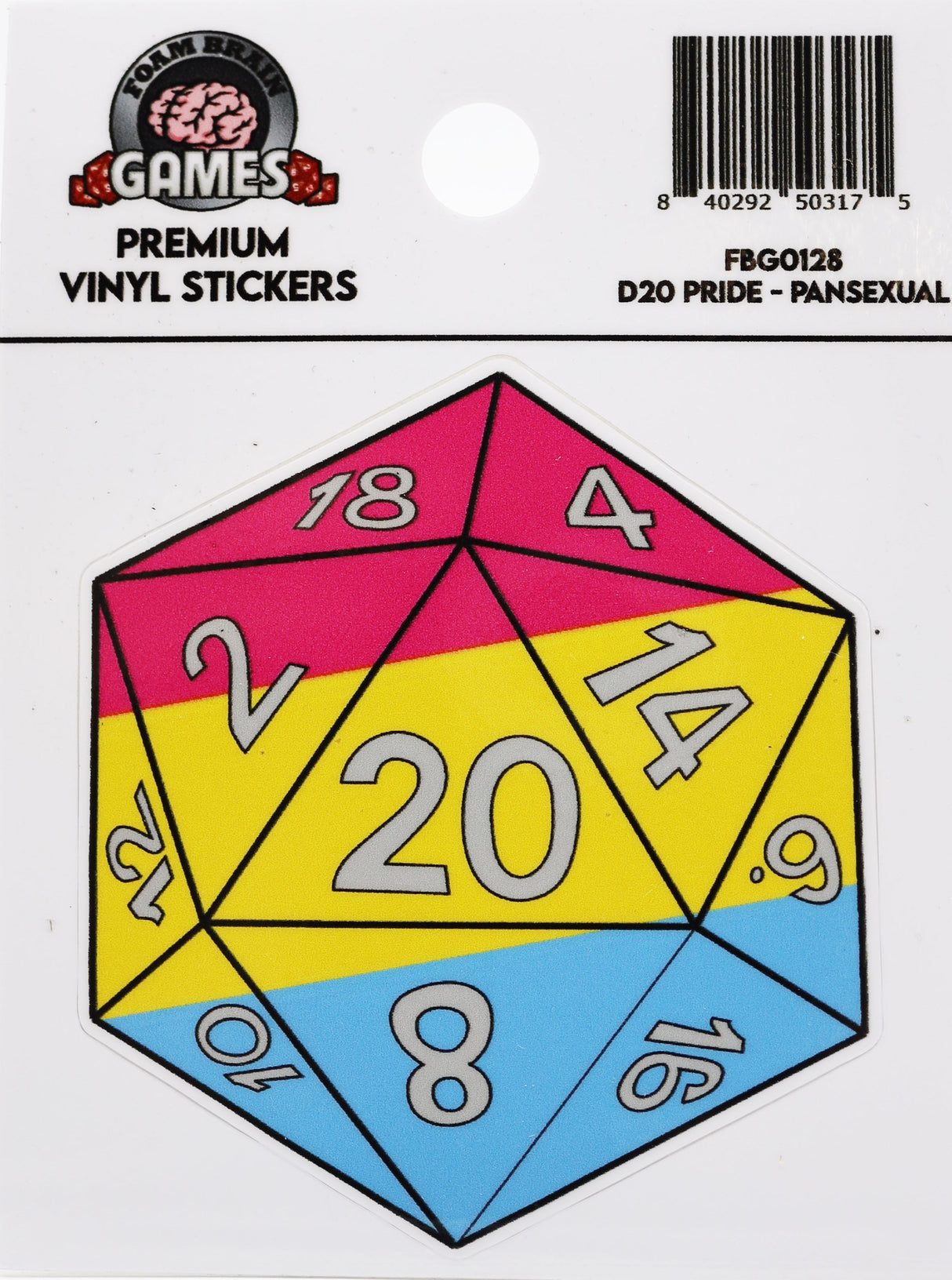 D20 Sticker - Pride