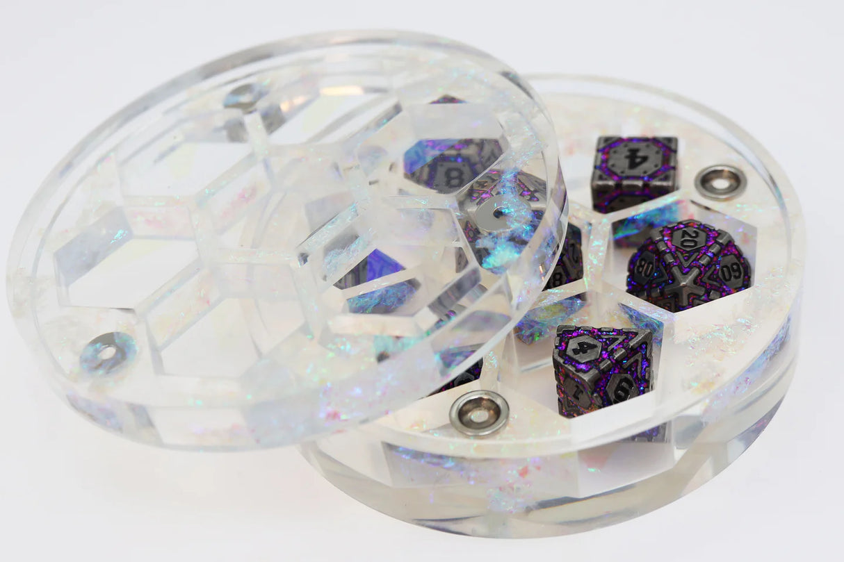 Sharp Edge Resin Dice  Vault - Ethereal Clouds