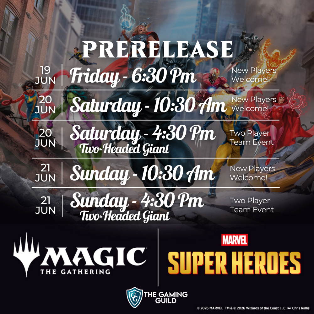 Magic: The Gathering | Marvel Super Heroes  - Prerelease Entry