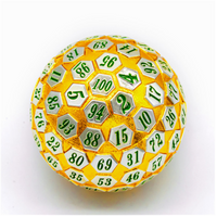 45mm Metal D100 - Gold & Silver with Green