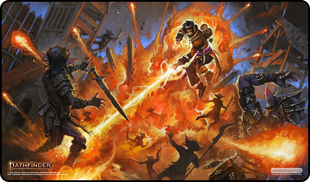 Gamermats - Yoon the Kineticist - Pathfinder Playmat