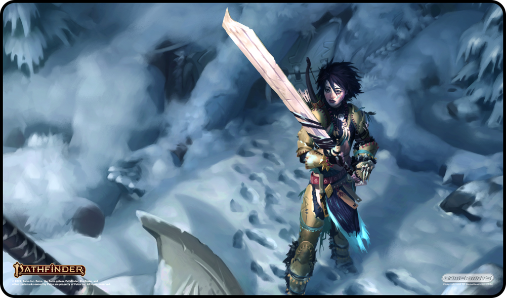 Gamermats - Amiri Finds Her Sword - Pathfinder Playmat