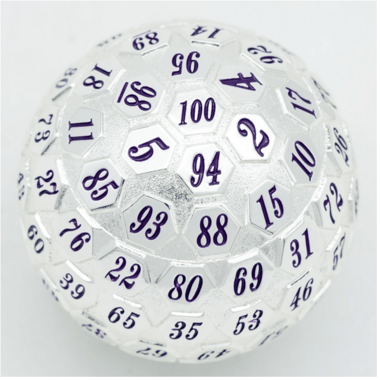 45mm Metal D100 - Platinum with Purple