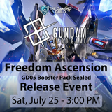 Gundam Card Game: Freedom Ascension (GD05) Release Events