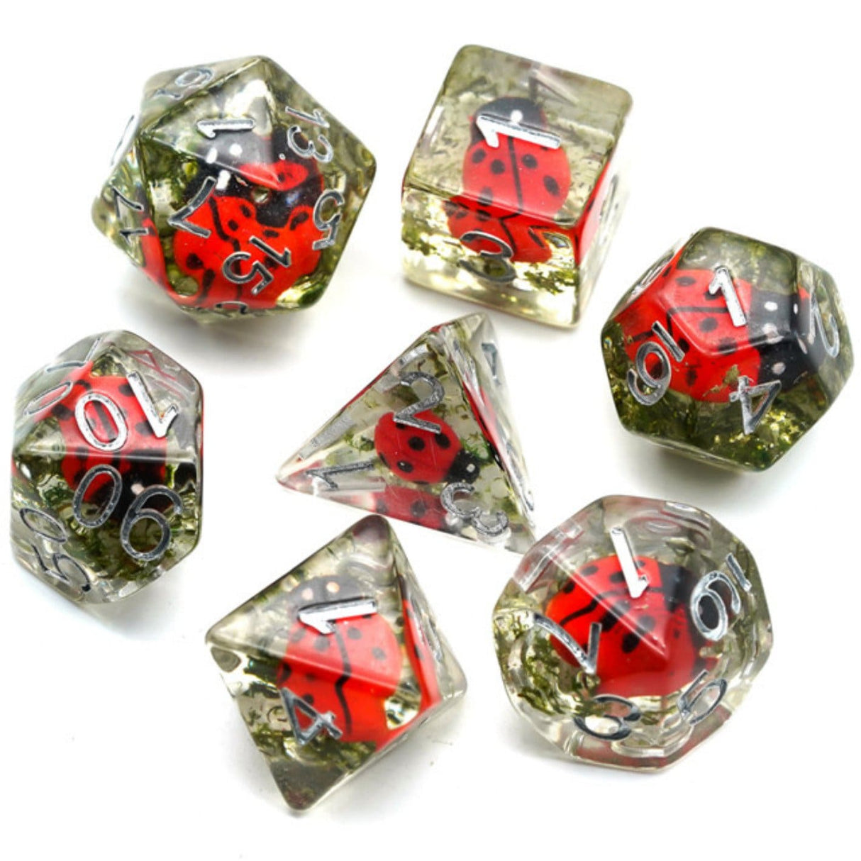 Red Ladybug  RPG Dice Set