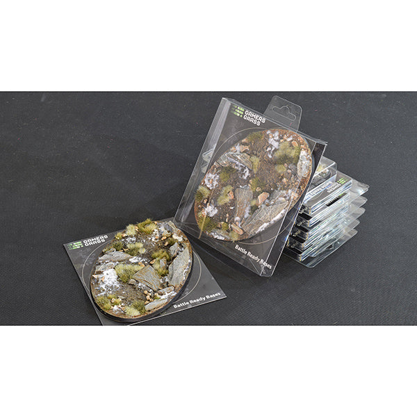 Battle Ready Bases: Winter- Oval 170mm (x1)- Oval 170mm (x1)