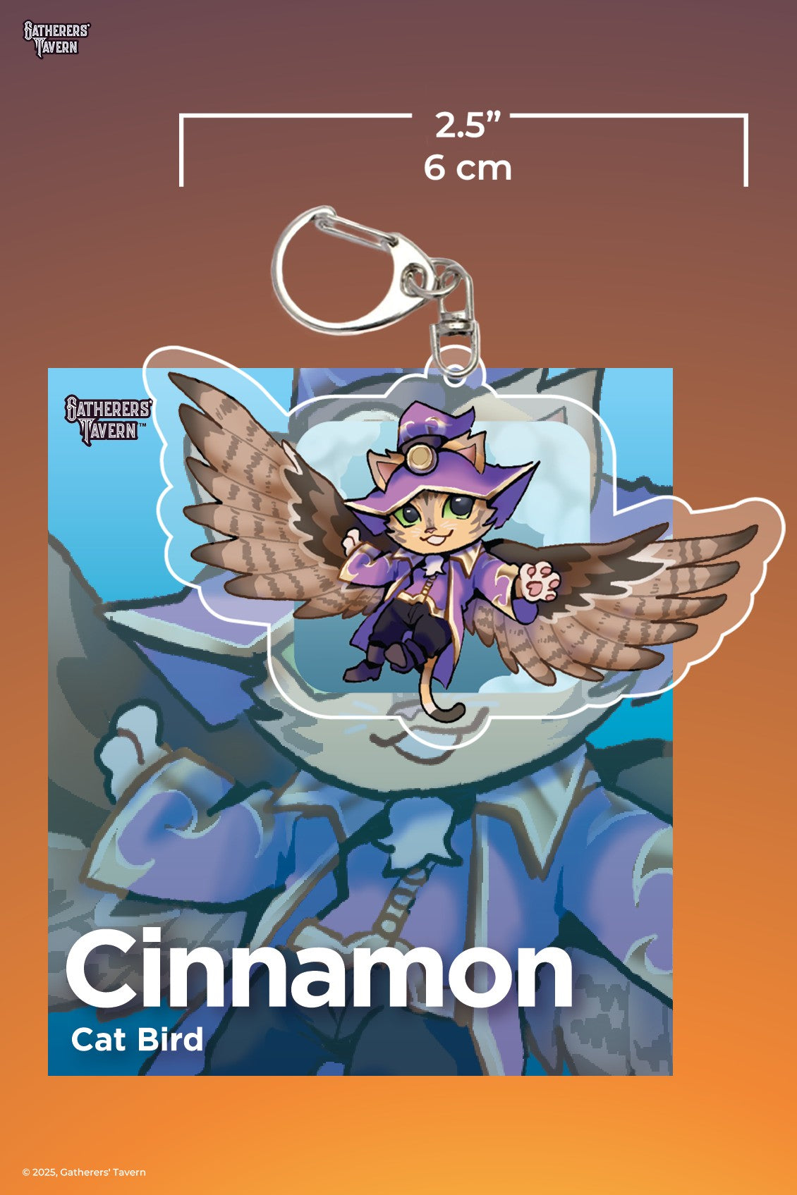 Gatherer's Tavern Keychain - Cinnamon