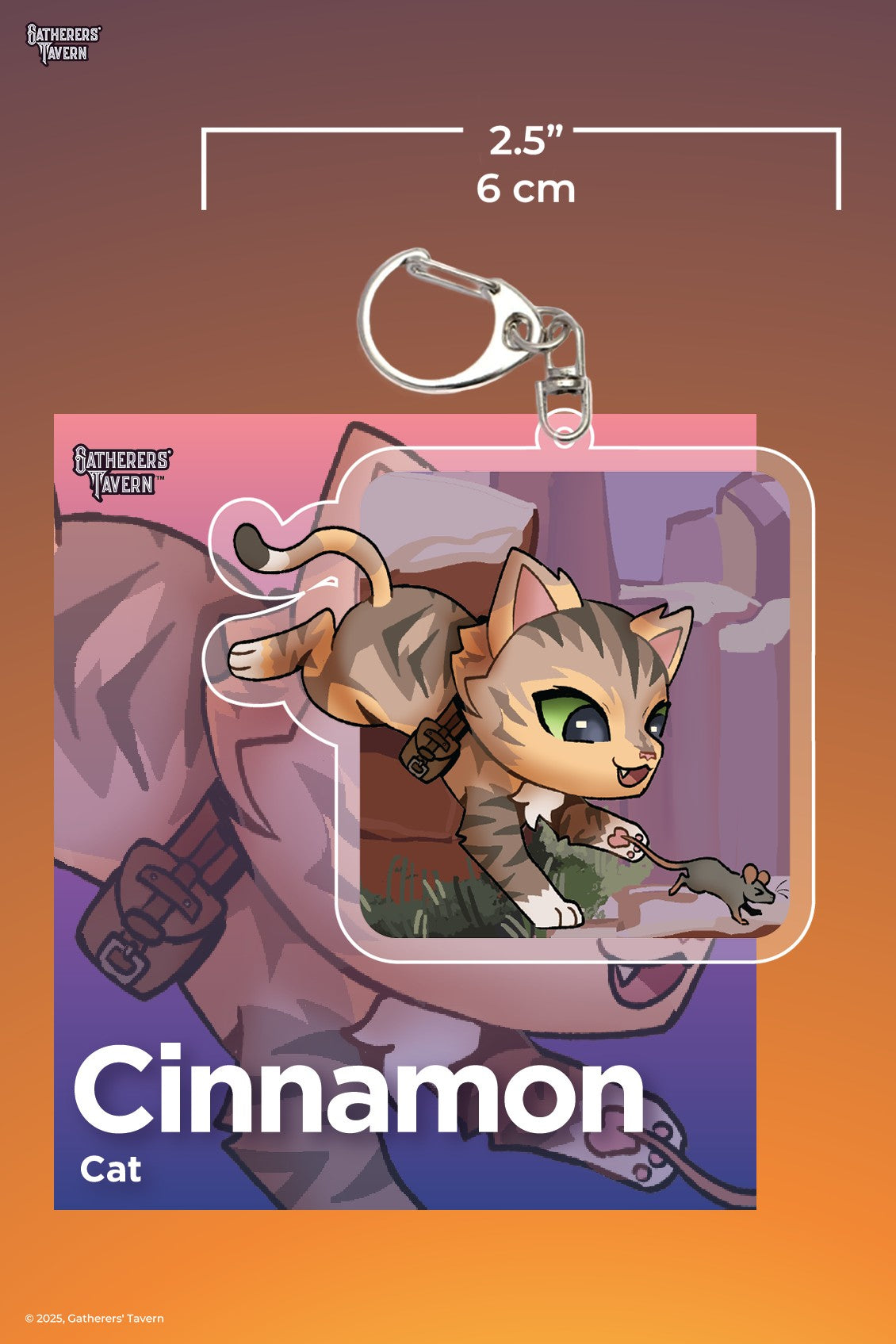 Gatherer's Tavern Keychain - Cinnamon