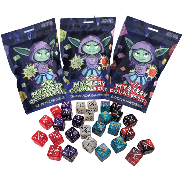 Minus (-/-) Counter Dice Mystery Bags