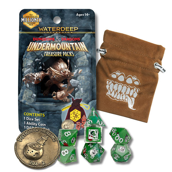 Undermountain Treasure Pack Dice Set PDQ 2025