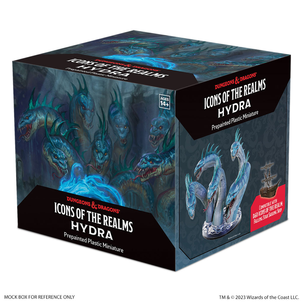 Dungeons & Dragons: Icons of the Realms Set 29 Hydra - Boxed Miniature