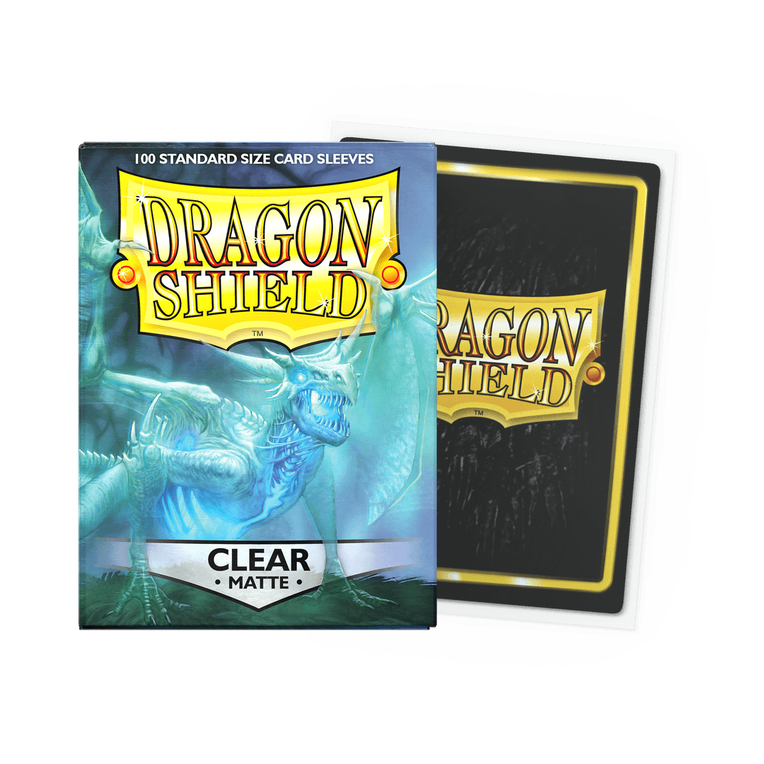 Dragon Shield Sleeves: Standard- Matte Clear (100 ct.)