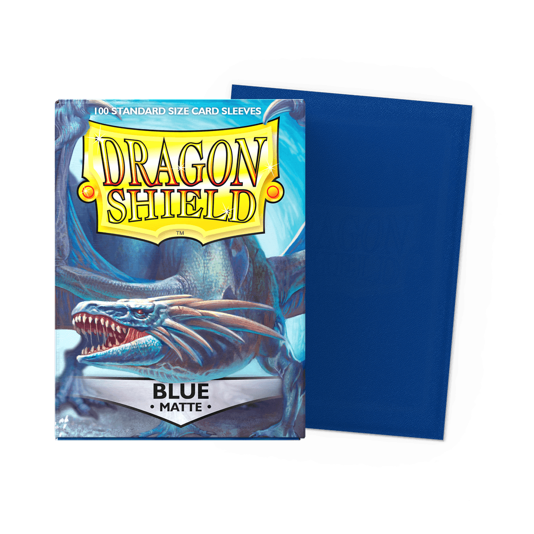 Dragon Shield Sleeves: Standard- Matte Blue (100 ct.)