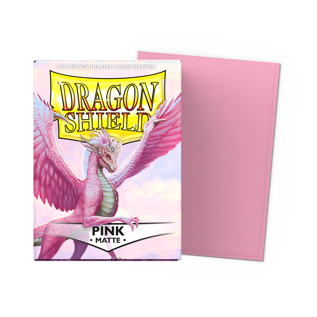 Dragon Shield Sleeves: Standard- Matte Pink (100 ct.)