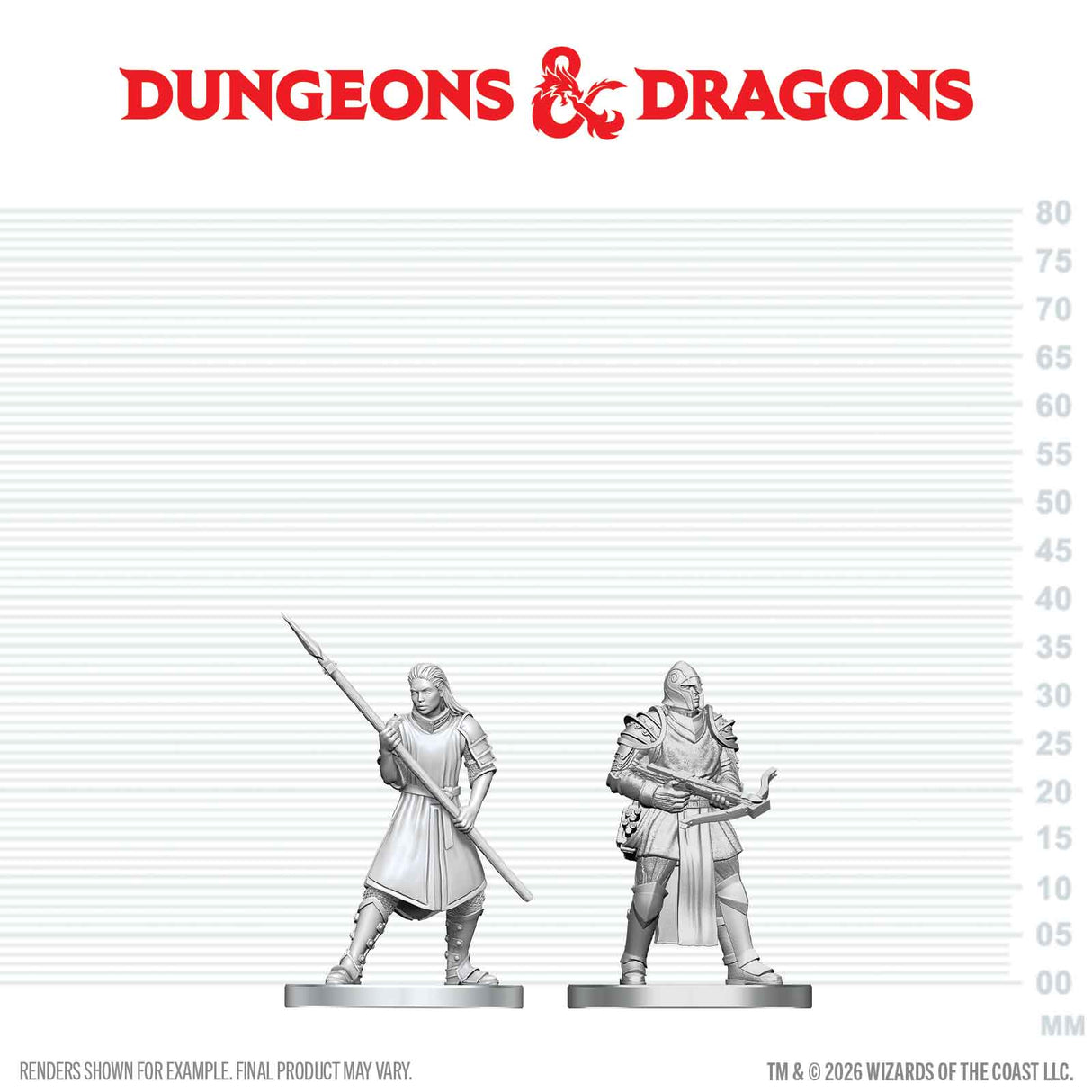 D&D Nolzur's Marvelous Unpainted Miniatures: W29 Town Guards