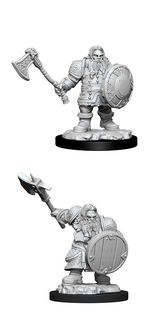D&D Nolzur`s Unpainted Minis: Dwarf Male Fighter