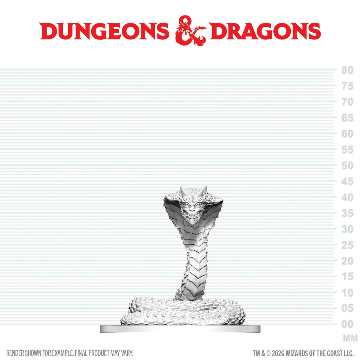 D&D Nolzur's Marvelous Unpainted Miniatures: W29 Guardian Naga