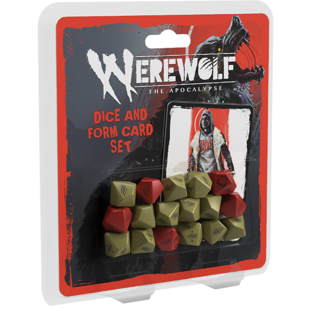 Werewolf The Apocalypse RPG: Dice and Form Card Set