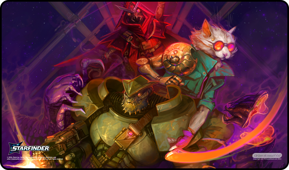 Gamermats - Dae's Entourage - Starfinder Playmat