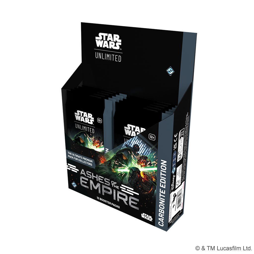 Star Wars: Unlimited - Ashes of the Empire: Carbonite Booster Display (12)