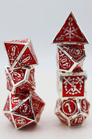 Crossed Swords: Sword of Hearts - Metal Dice Set