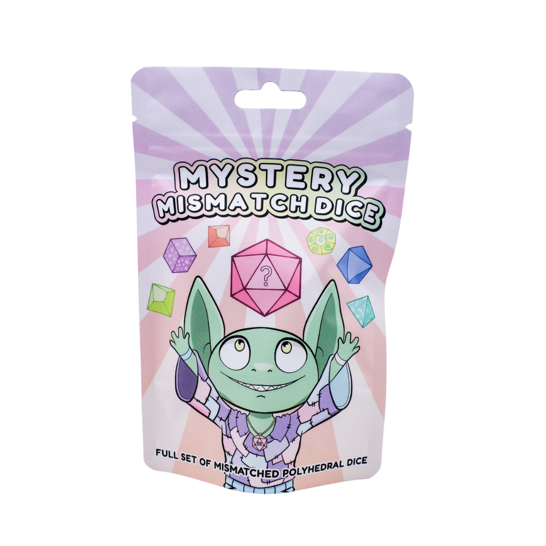 Mystery Dice Goblin: Mismatched RPG Dice Set Mystery Bag