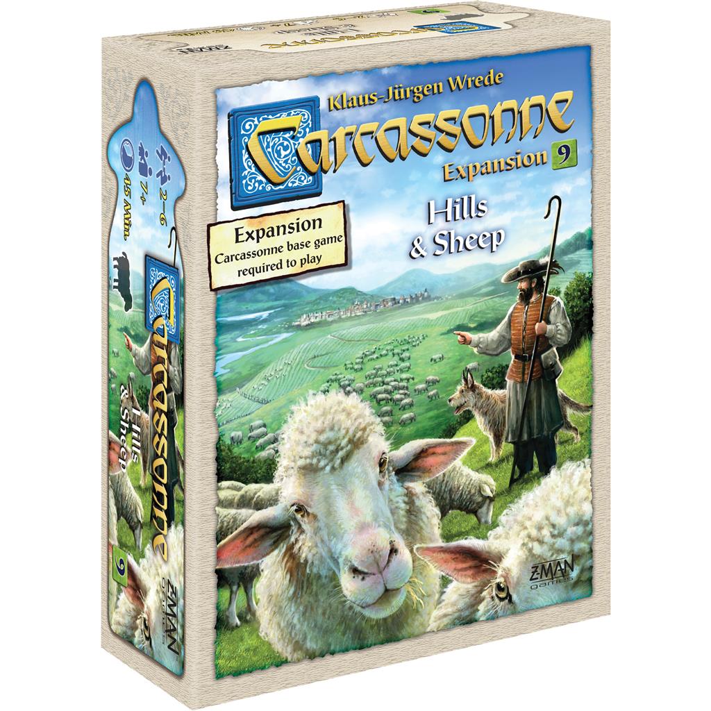 Carcassonne Exp 9: Hills and Sheep