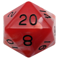 35mm Mega Acrylic d20 - Available in Multiple Colors!