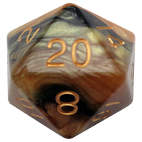 35mm Mega Acrylic d20 - Available in Multiple Colors!