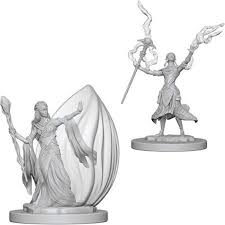 D&D Nolzur`s Unpainted Minis: Elf Female Wizard